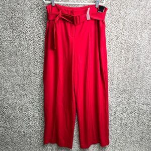 New York & Company Dress Pants Women’s 18 Red Stretch Palazzo NWT